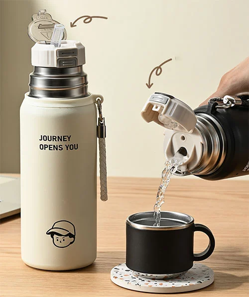 Mini Vacuum Insulated Water Travel Kettle