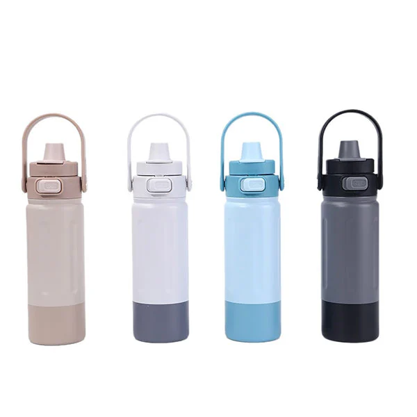 ह्यान्डलको साथ स्टेनलेस स्टील खेलकुद बोतल